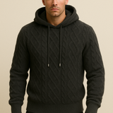 Mike de Jager | Fleece Pullover Sweater – Zwart, Lichtgrijs, Lichtblauw, Abrikoos & Bruin