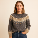 Isabelle Classique | Luxe Kasjmier Pullover met Ronde Hals