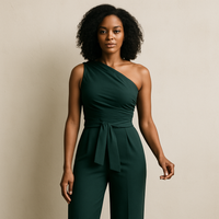 Desirée Sanchez | Liv Dames Jumpsuit met Één Schouder