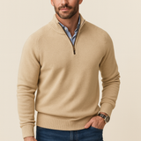 Matteo Ricci | Luxe Kasjmier Herenpullover met Rits