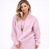 Noémie Élégance | Luxe Tweedelige Lounge Set met Halve Rits