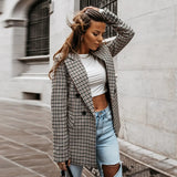Karina | Geruite Blazer voor Dames