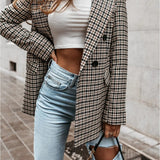 Karina | Geruite Blazer voor Dames