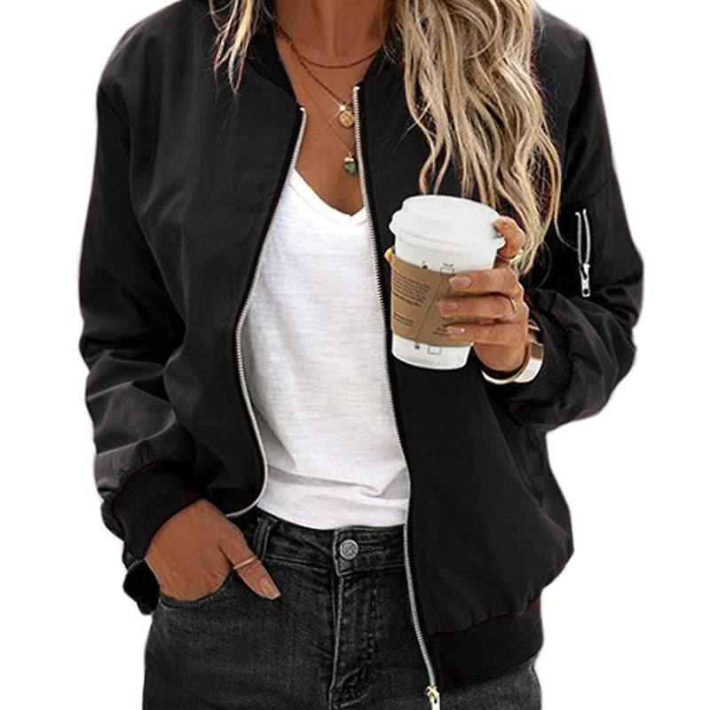 Tessa-Mae™ Stijlvolle Dames Bomberjack