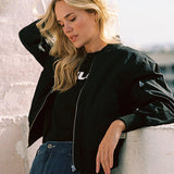 Tessa-Mae™ Stijlvolle Dames Bomberjack