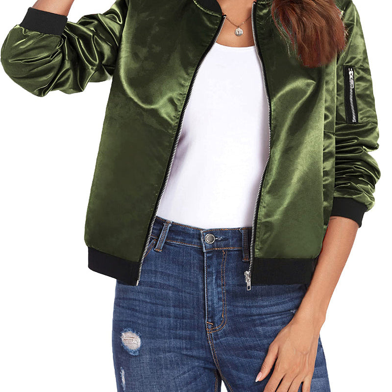 Tessa-Mae™ Stijlvolle Dames Bomberjack