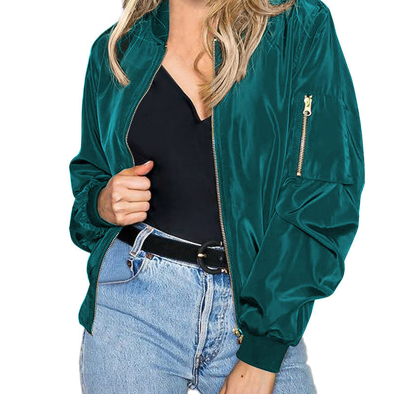 Tessa-Mae™ Stijlvolle Dames Bomberjack