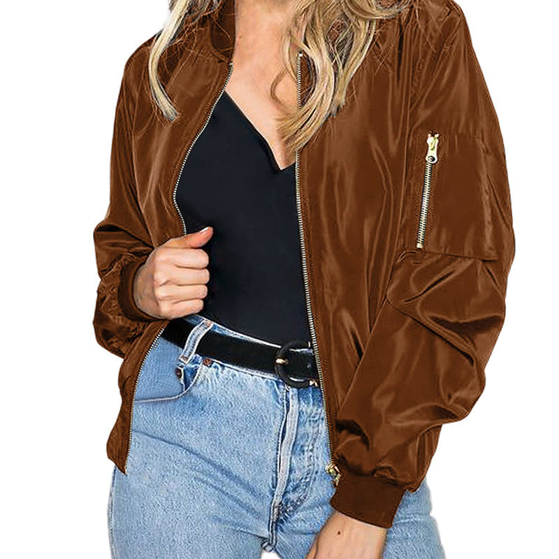 Tessa-Mae™ Stijlvolle Dames Bomberjack