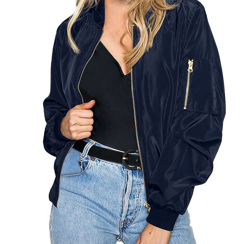 Tessa-Mae™ Stijlvolle Dames Bomberjack