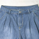 Daisy™ Dames Wide Leg Denim Broek