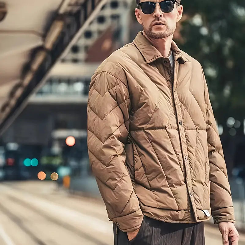 Joris™ Modieuze Gewatteerde Jas voor Heren