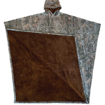 Luxe™ Fleece Poncho met Capuchon