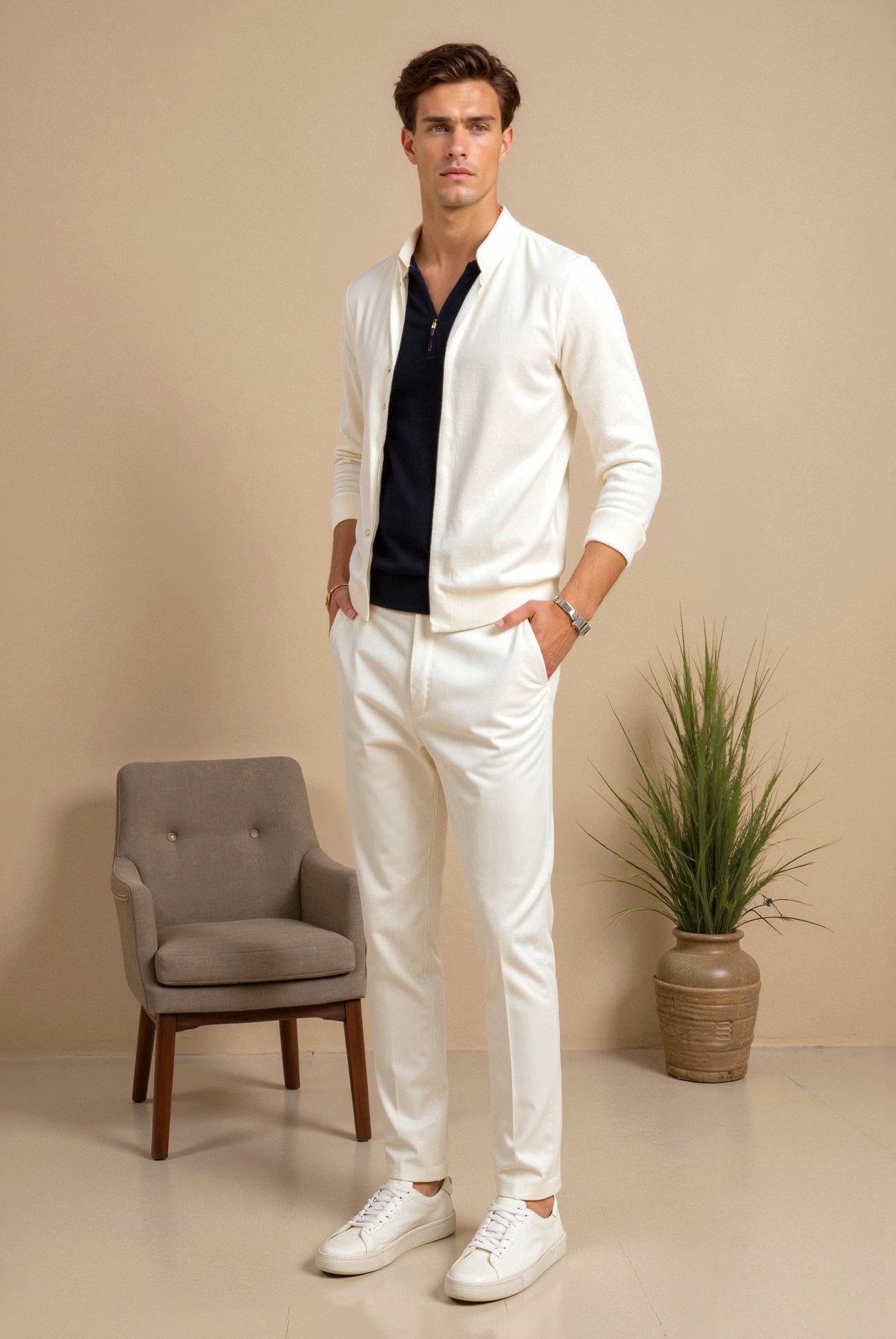 Minimalistische witte sneakers – Perfect voor elke gelegenheid