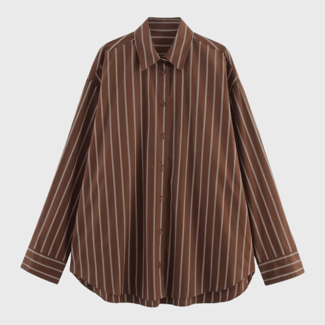 Luchtige Blouse met Knopen en Relaxte Pasvorm