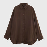 Luchtige Blouse met Knopen en Relaxte Pasvorm