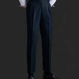 Nino™ Heren Vintage Plooi Broek