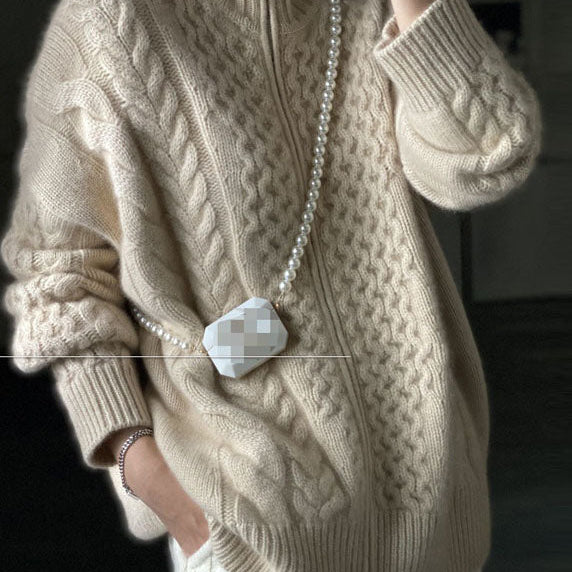 Oversized Kabelgebreide Cardigan | Tijdloze Warmte | Casual Stijl