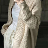 Oversized Kabelgebreide Cardigan | Tijdloze Warmte | Casual Stijl