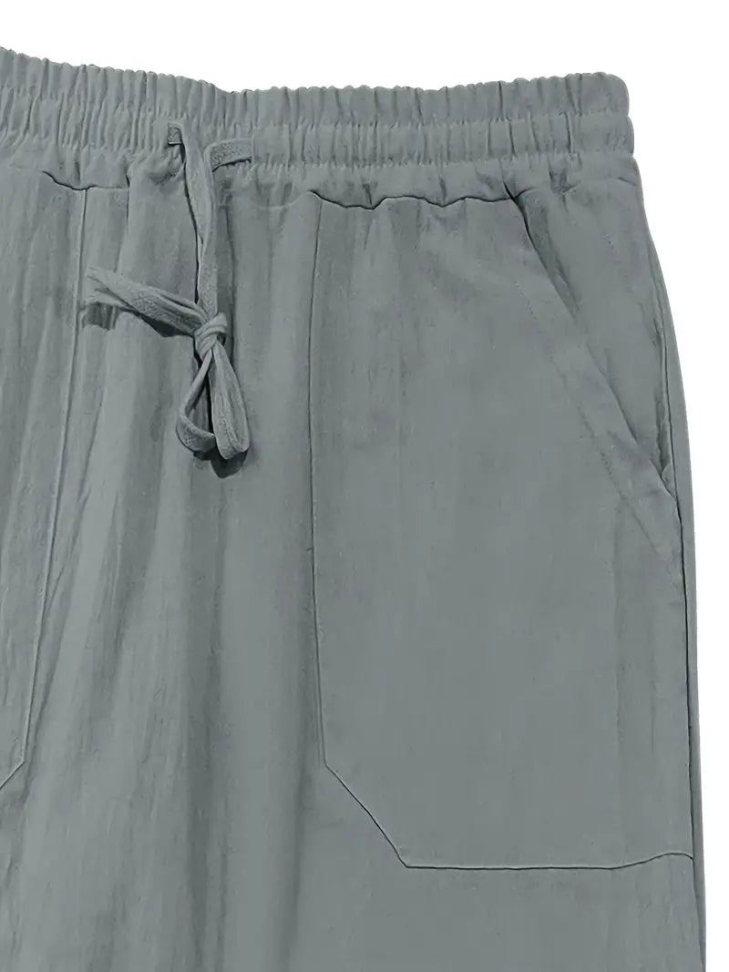 Maes™ Casual linnen herenbroek