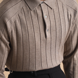 Jelle™ Elegante Heren Fijngebreide Polo