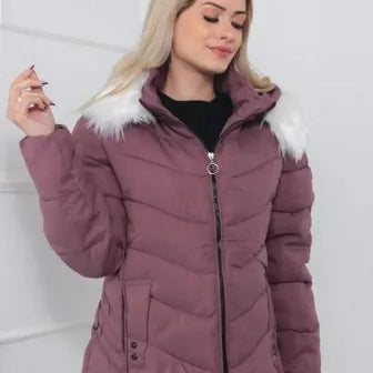Eliane™ Warme Gewatteerde Winterjas
