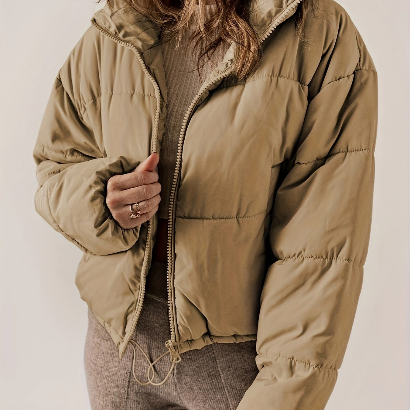 Alix™ Stijlvolle Oversized Gewatteerde Jas