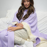 Patricia™ Luxe Fleece Poncho met Capuchon