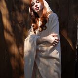 Patricia™ Luxe Fleece Poncho met Capuchon