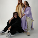Patricia™ Luxe Fleece Poncho met Capuchon