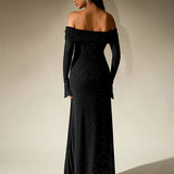 Ella | Glanzende Elegantie Jurk