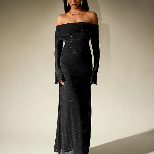 Ella | Glanzende Elegantie Jurk