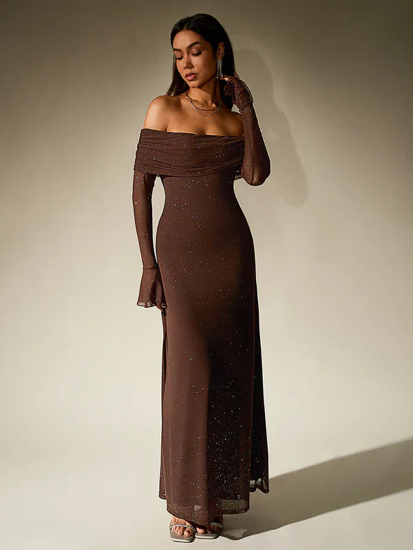 Ella | Glanzende Elegantie Jurk
