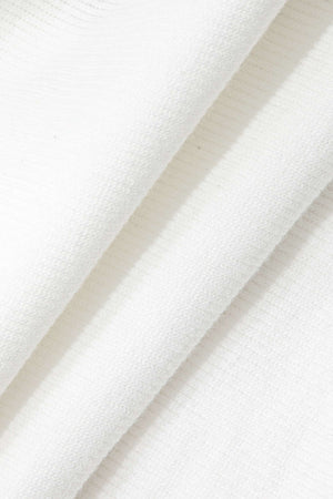 Darlene | Witte Geribbelde Tanktop met Cut-Outs & Nieten