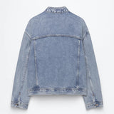 Klassieke Denim Jas met Knopen en Tijdloze Pasvorm