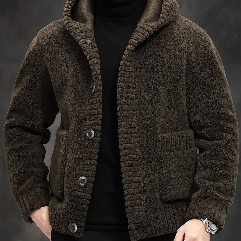 Julian™ Heren Gebreide Hoodie Jas