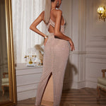 Anna | Stralende Avondjurk met Strass & Cut-Outs – Pure glamour voor speciale gelegenheden