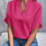 Losvallende™ Blouse | Split-Hals | Comfort en Stijl
