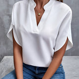 Losvallende™ Blouse | Split-Hals | Comfort en Stijl