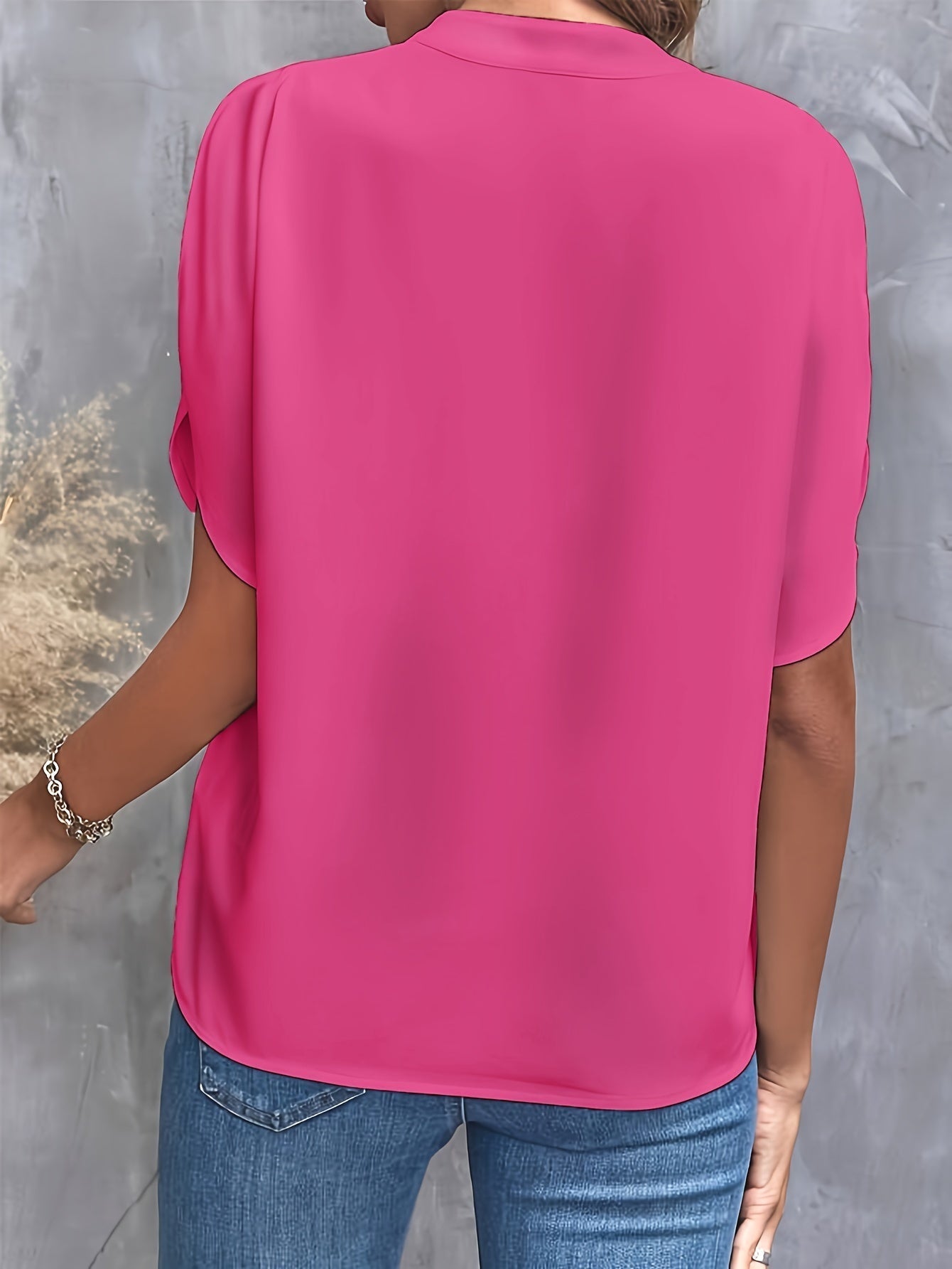 Losvallende™ Blouse | Split-Hals | Comfort en Stijl