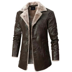 Lukas™ Heren Leren Winterjas