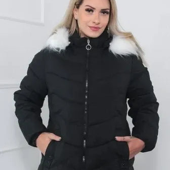 Eliane™ Warme Gewatteerde Winterjas
