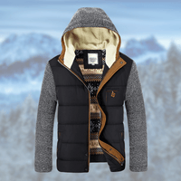 Sander™  Winterjas met Gebreide Mouwen