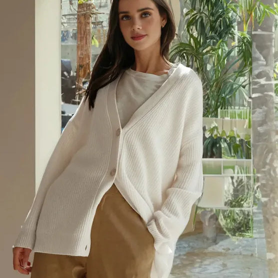Oversized Gebreid Vest | Zachte Wolblend | Tijdloos & Comfortabel
