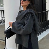 Ella | Elegante Cape-Jacke – Tijdloos Stijl en Veelzijdige Elegantie