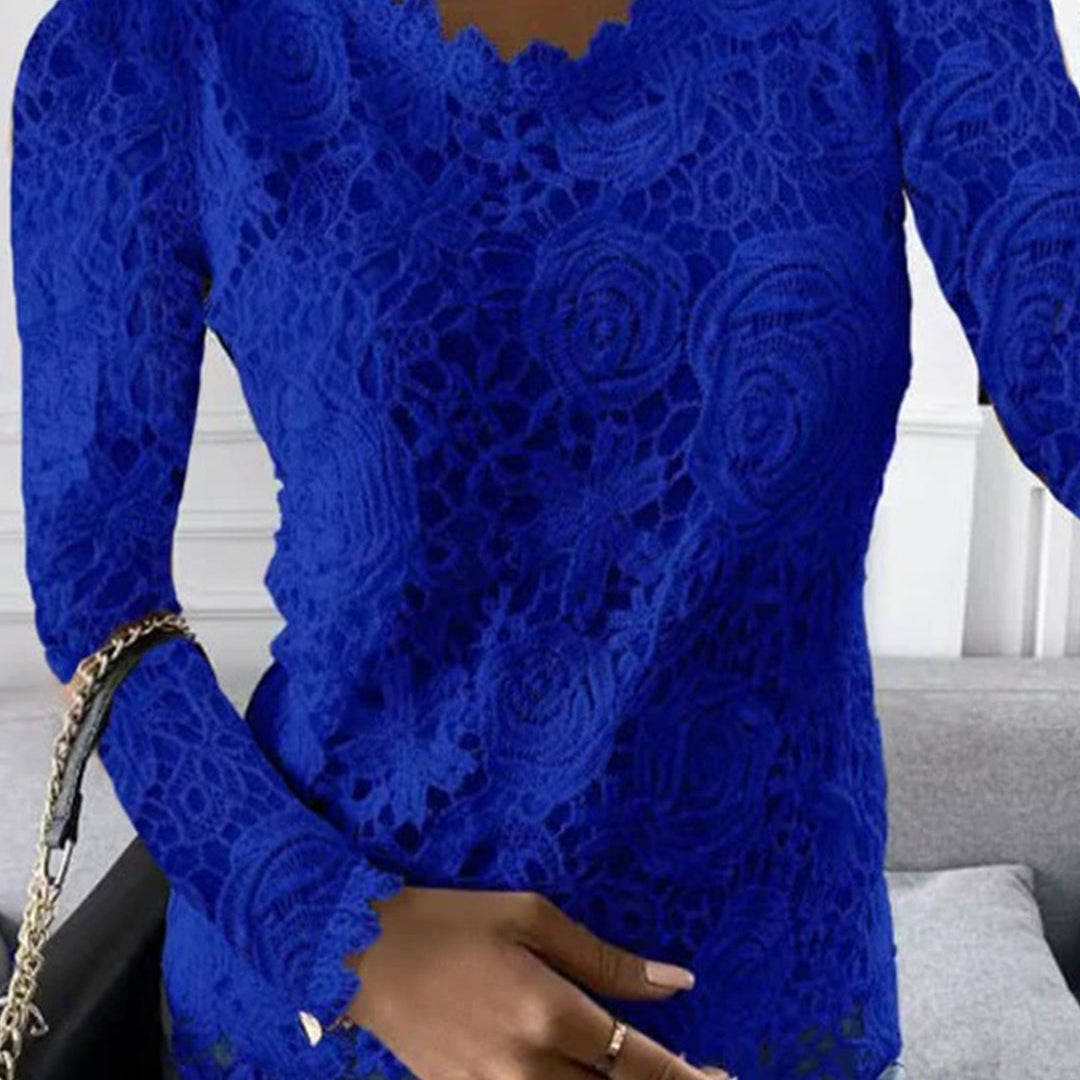 Ellie - Lange top met lange mouw voor dames - Zomerse stijl
