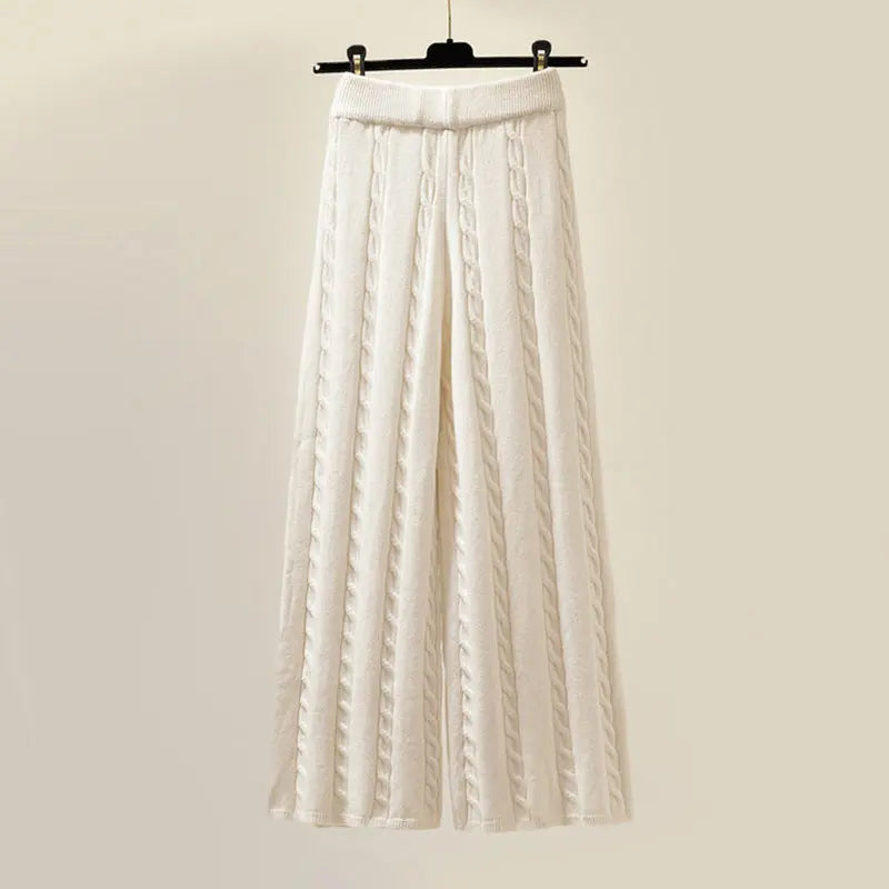 Angela | Drie-delige Luxe Brei-Winterset – Elegant en Warm voor Koude Dagen