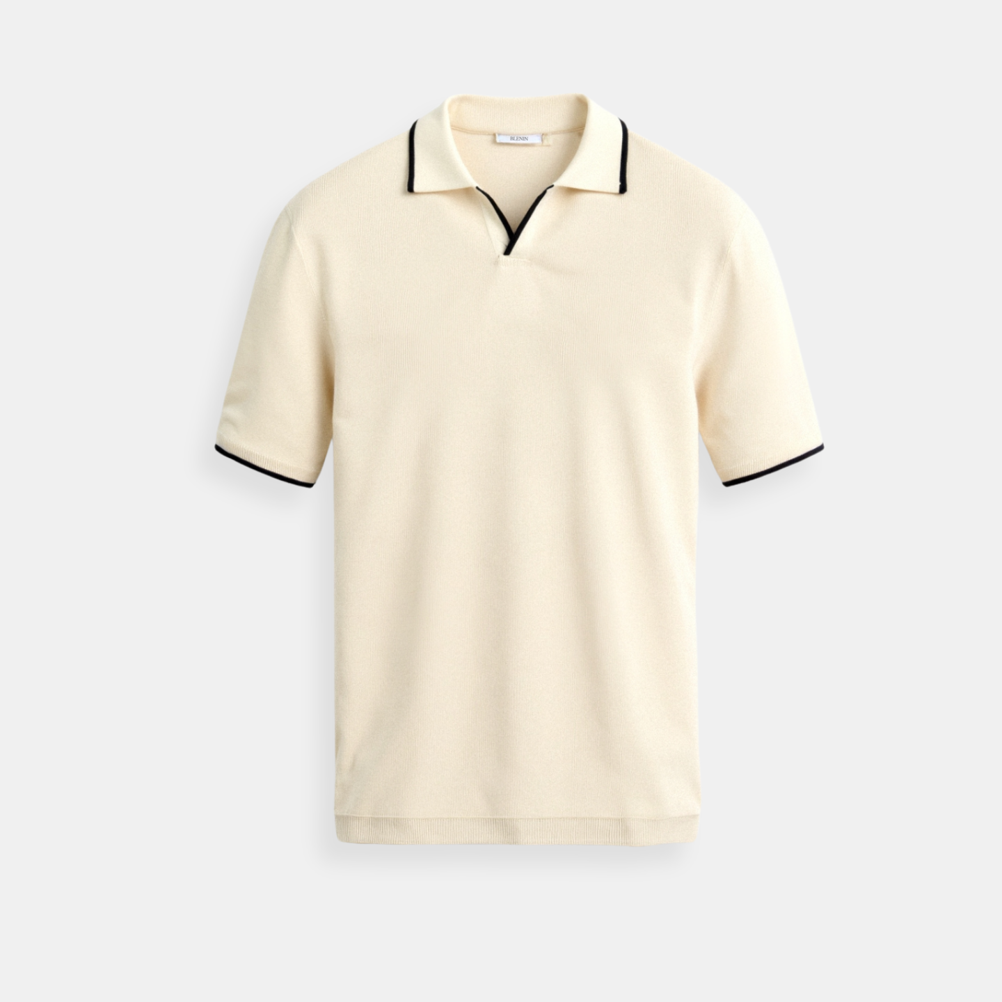 Heren Poloshirt met Contrastdetails – Elegant & Modern