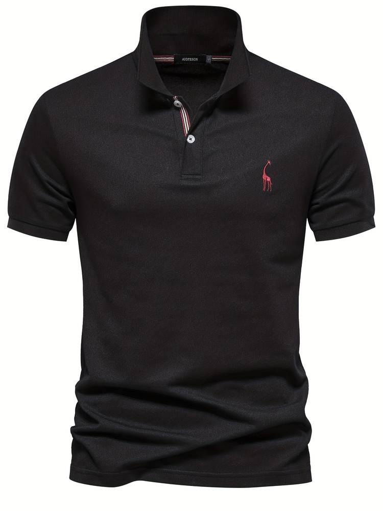 Noah | Slim Fit Klassiek Poloshirt met Sportieve Kraag-Detail