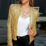 Lior™ Glamoureus pailletten blazer