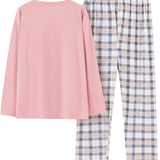 Babsi™ Comfortabele damespyjama met ruitpatroon